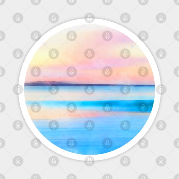 Sunrise ocean Magnet by comecuba67